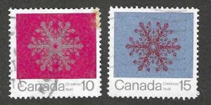 Canada 556-557  Used  SCV$.95