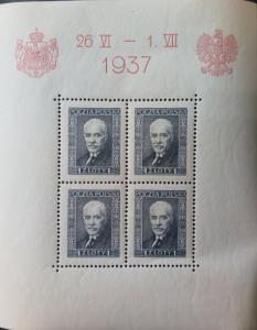 L) 1937 POLAND, HENRYK SIENKIEWICZ, WRITER, NOBEL PRIZE FOR LITERATURE, SCOTT A5