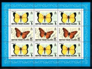 [71231] British Virgin Islands 1978 Insects Butterflies Souvenir Sheet MNH