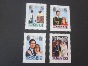 Tonga 1981 Sc 485-88 set MH