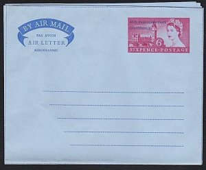 GB 1956 Parliamentary Conference overprint on 6d aerogramme unused.........B3191