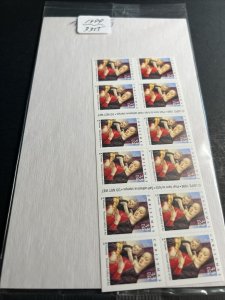 Scott #3355a Book of 20 33¢ Stamps Mint Never Hinged-1999-NIP