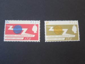 Fiji 1965 Sc 211-12 set MNH