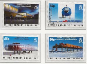 BRITISH ANTARCTIC TERRITORY (BAT) Sc 357-60 NH SET OF 2005 - RESEARCH STATION