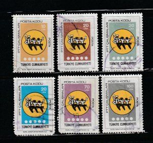 Turkey 2321-2326 Set U Postal Code