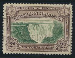 Southern Rhodesia  SG 29  SC# 31   Used    Victoria Falls see details 