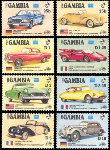 Gambia 1986 Scott #620-627 Mint Never Hinged