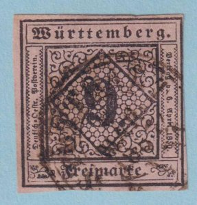 GERMAN STATES - WURTTEMBERG 5  USED - NO FAULTS  VERY FINE! - NZQ