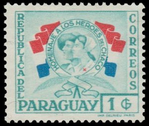 PARAGUAY 1957 SCOTT # 516. U/H