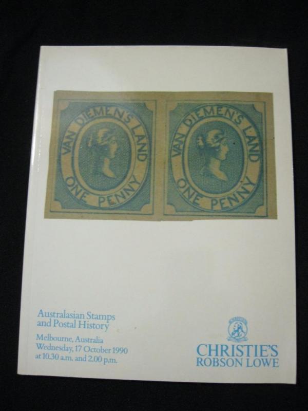 CHRISTIES LOWE AUCTION CATALOGUE 1990 AUSTRALASIAN