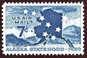 SCOTT C-53 MAP OF ASALKA AIRMAIL  MNH & 1 STAMP FROM THE DUMPSTER HOARD