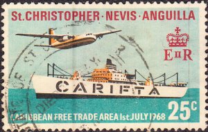 St. Kitts, Nevis   #188 Used