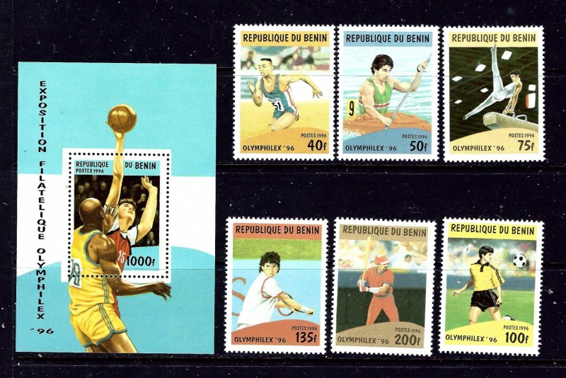 Benin 857-93 MNH 1996 Sports Complete set