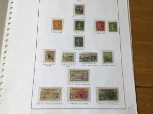 France War Charity  1919 - 1922 mounted mint & used stamps  A6591