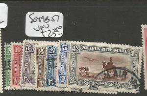 Pre-1950 Country South of Egypt SG 49b-57 VFU (5cyc)