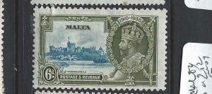 MALTA   (PP2903B)     KGV SILVER JUBILEE  SG 212       MOG