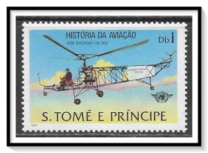 St Thomas #529 History Of Aviation MNH