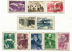 Portuguese Angola SC# 305-14 Views and Famous People set used SCV $10.35