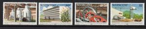 ST.VINCENT SG686/9 1982 RE-INTRODUCTION OF SUGAR INDUSTRY MNH