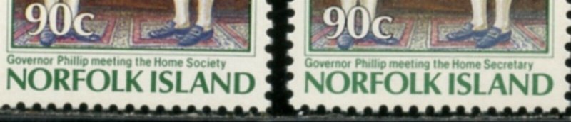 NORFOLK IS. Sc#385-400 1986 Four Complete Sets OG Mint NH