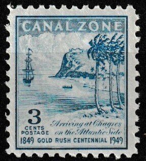 US CANAL ZONE, SC# 142, UNUSED/OG/LIGHTLY HINGED