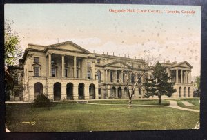 1911 Toronto Canada Picture Postcard Cover To Washington DC USA Osgoode Hall