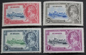 St Helena 1935 GV Silver Jubilee set SG  124/127 mint