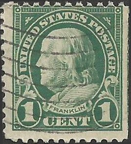 # 552 Used Deep Green Ben Franklin