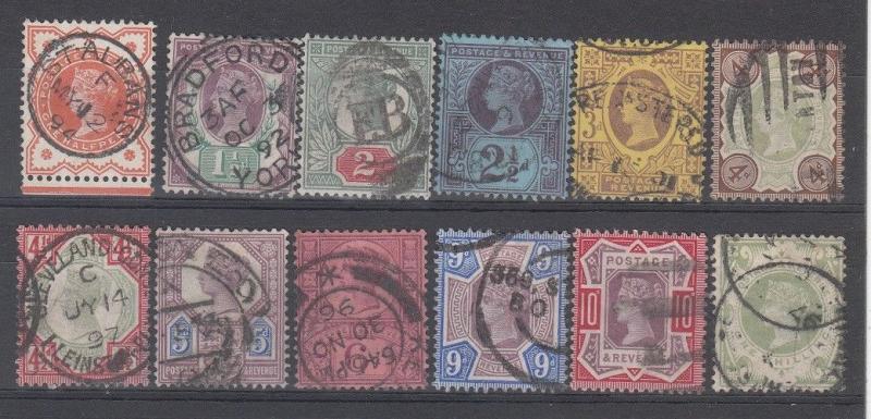 Great Britain Scott 111-22 Used (Catalog Value $264.25)