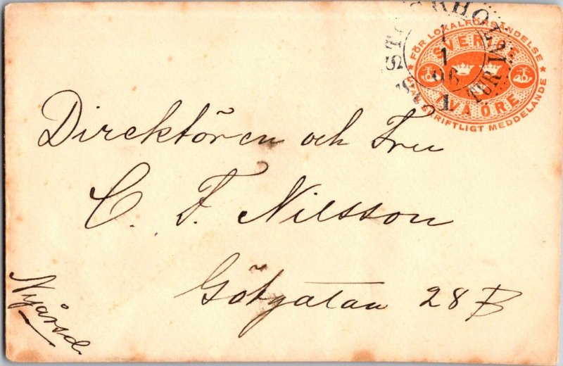 Sweden, Worldwide Postal Stationary