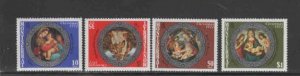 MONTSERRAT #282-285 1972 CHRISTMAS MINT VF NH O.G