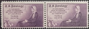 Scott #737 1934 3¢ Mothers of America rotary perf. 11 x 10.5 MNH OG