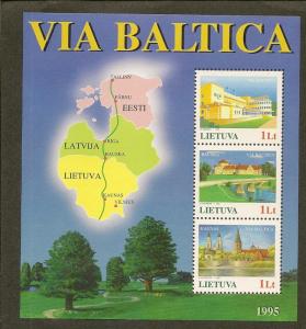 Lithuania  Scott 509     Highway Project       MNH