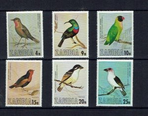 Zambia: 1977, Birds of Zambia, MNH set
