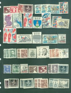 Czechoslovakia 53 stamp mini collection used #12