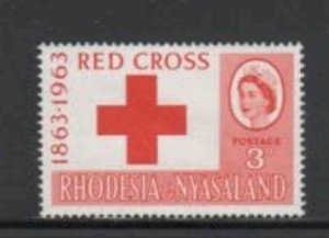 RHODESIA & NYASALAND #188 1963 INT'L RED CROSS MINT VF NH O.G