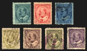 Canada #89-#95 1c-50c 1903-08 King Edward VII Mint & Used Set 7 items