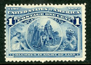 USA 1893 Columbian 1¢ Scott # 230 MNH Z500 