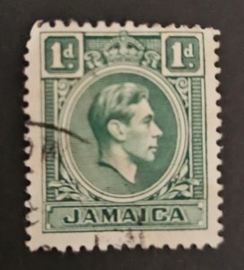 Jamaica 1938 SG122a used KGVI 1d