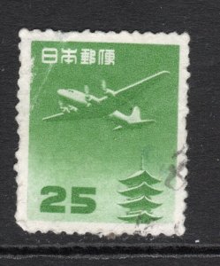 Japan  Scott# C16 used single Air Mail