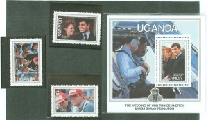 Uganda #510-513  Single (Complete Set)