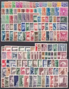 AUSTRIA, SUPERB LOT MNH SET MOSTLY COMPLETE SETS!