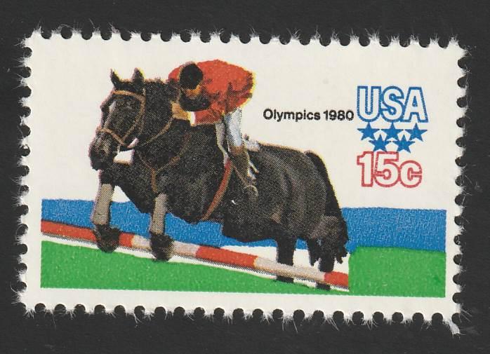 SC# 1794 - (15c) - Summer Oly Games (Moscow) - equestrian - MNH Single