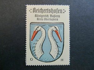 A4P1F14 Reichertshofen Coffee Hag 1910 Vignettes Places Advertising Mark City Coat of Arms-