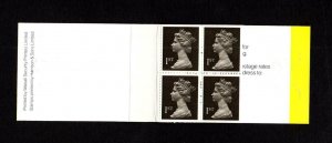 4x 1st NVI BARCODE BOOKLET TYPE 4 COVER BY WALSALL STAMPS BY HARRISON MCC £33