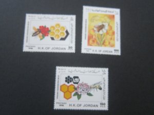 Jordan 1998 Sc 1605-07 flower set MNH