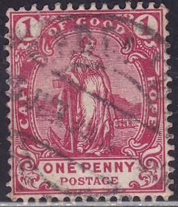 Cape of Good Hope 60 USED 1893 Hope Standing