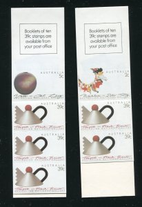 Australia 1049a, 1051a Australian Crafts Stamp Booklets MNH 1988