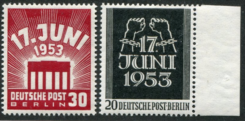 Berlin Sc.# 9N99-100  MNH**