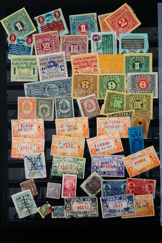 World Revenue Stamp Collection Lot of 1,000